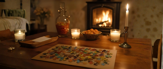 De ultieme avond thuis: puzzelen, snacks en sfeer
